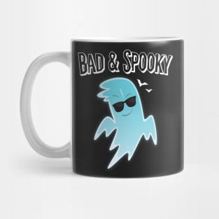 Bad And Spooky Cool Ghost Mug